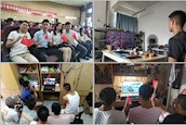 体育学院积极组织全院学生观看庆祝中华人民共和国成立70周年阅兵仪式